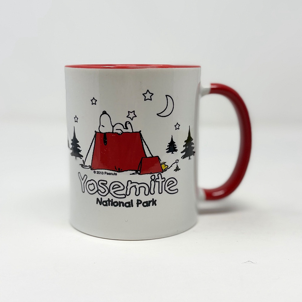 Peanuts 2013 Snoopy Yosemite National Park Ceramic Mug New With Tag